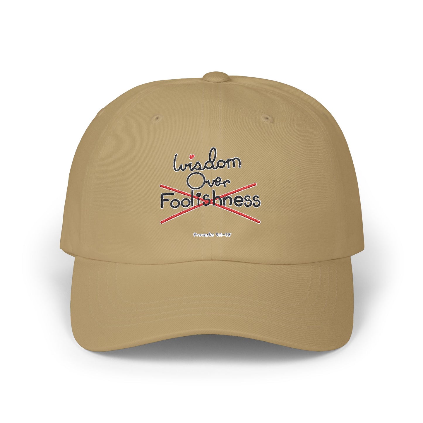 Wisdom Over Foolishness Cap