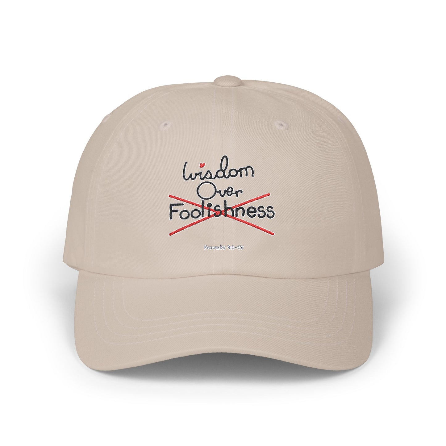 Wisdom Over Foolishness Cap