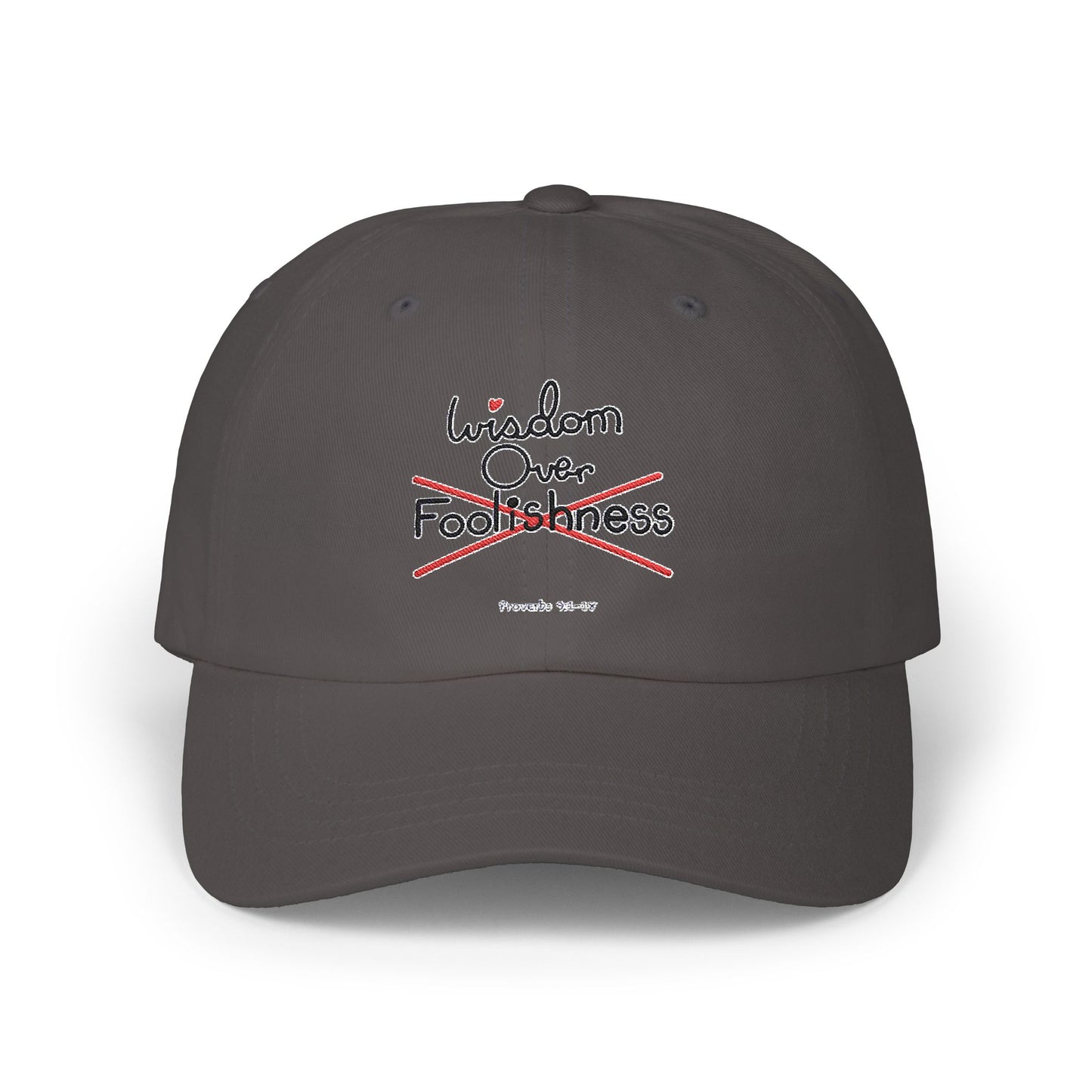 Wisdom Over Foolishness Cap
