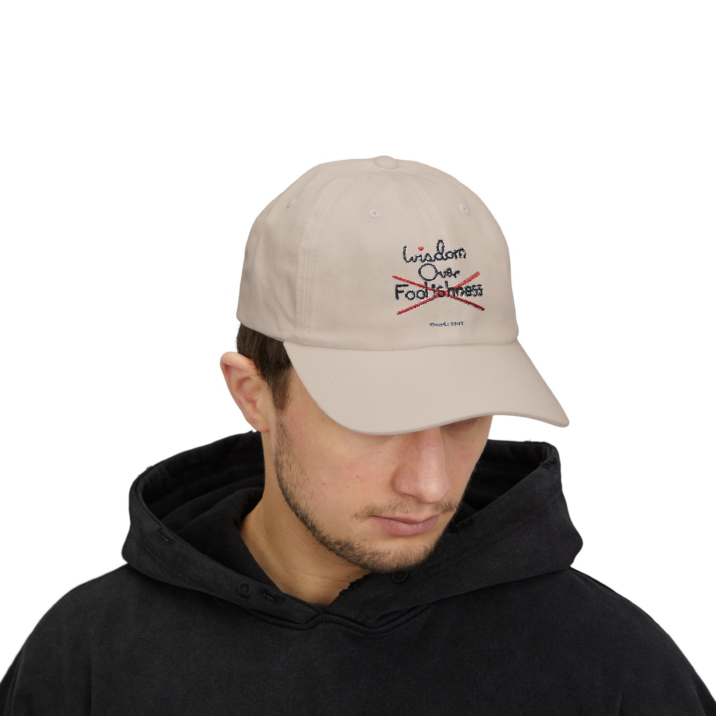 Wisdom Over Foolishness Cap