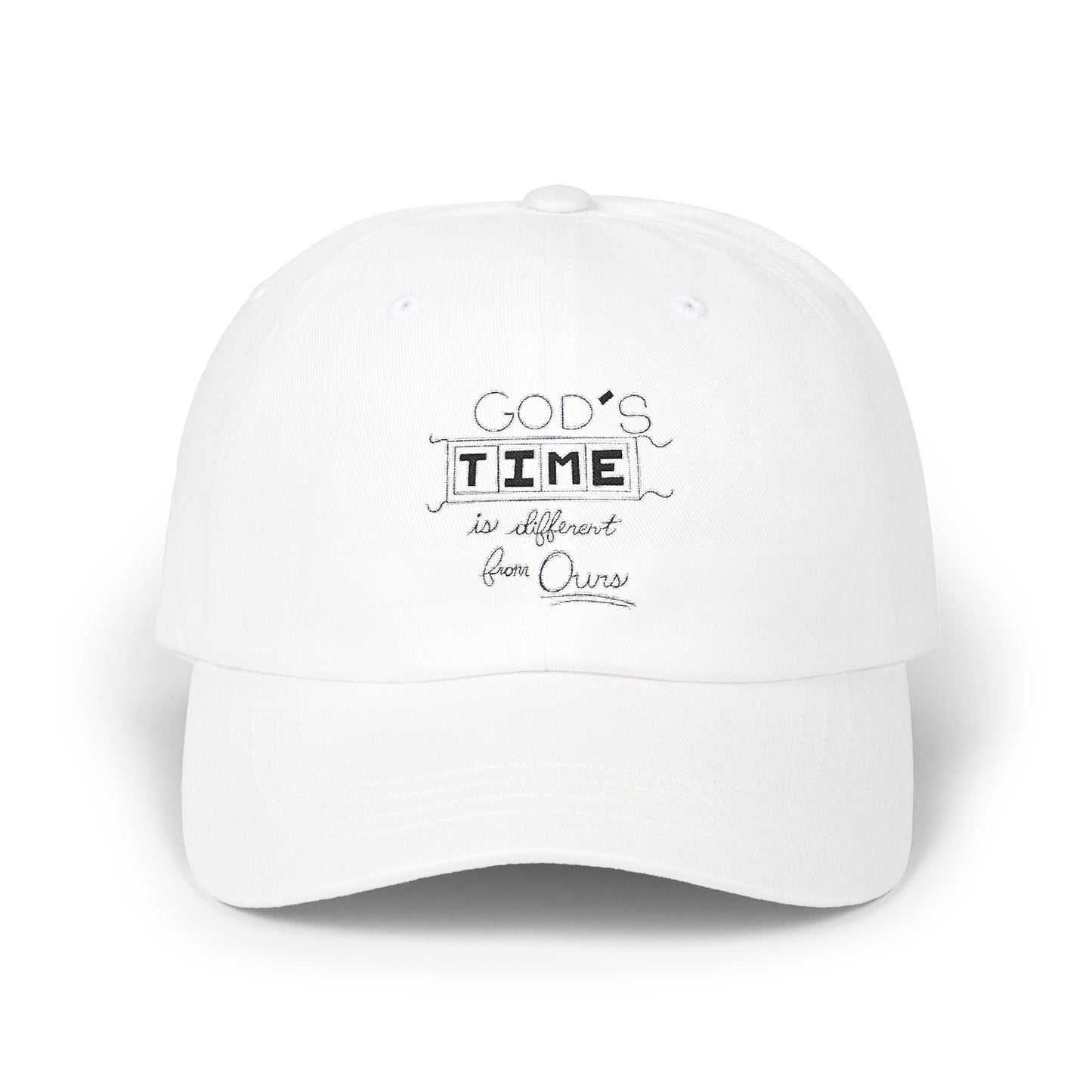 God's Time Is Different From Ours Cap