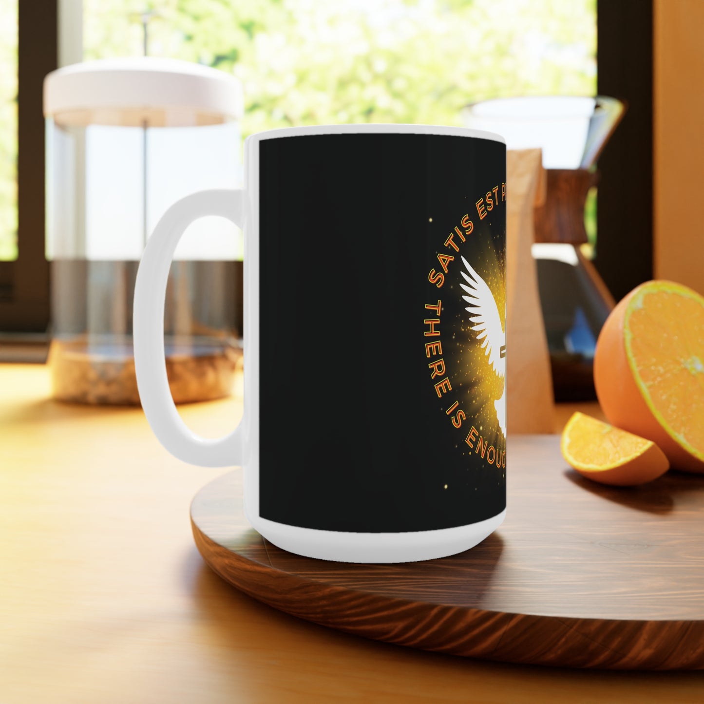 Satis Est Pro Omnibus Ceramic Mug