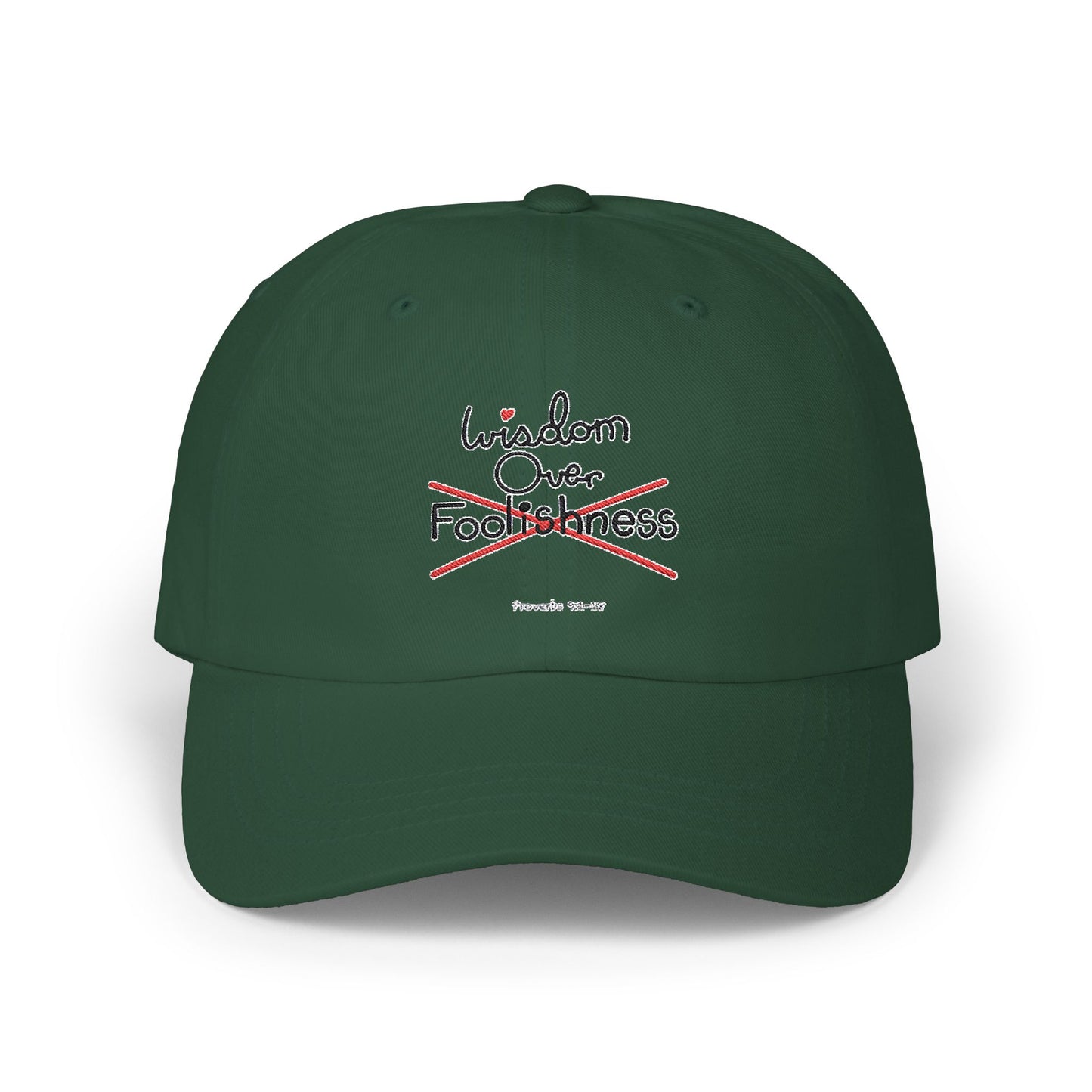 Wisdom Over Foolishness Cap
