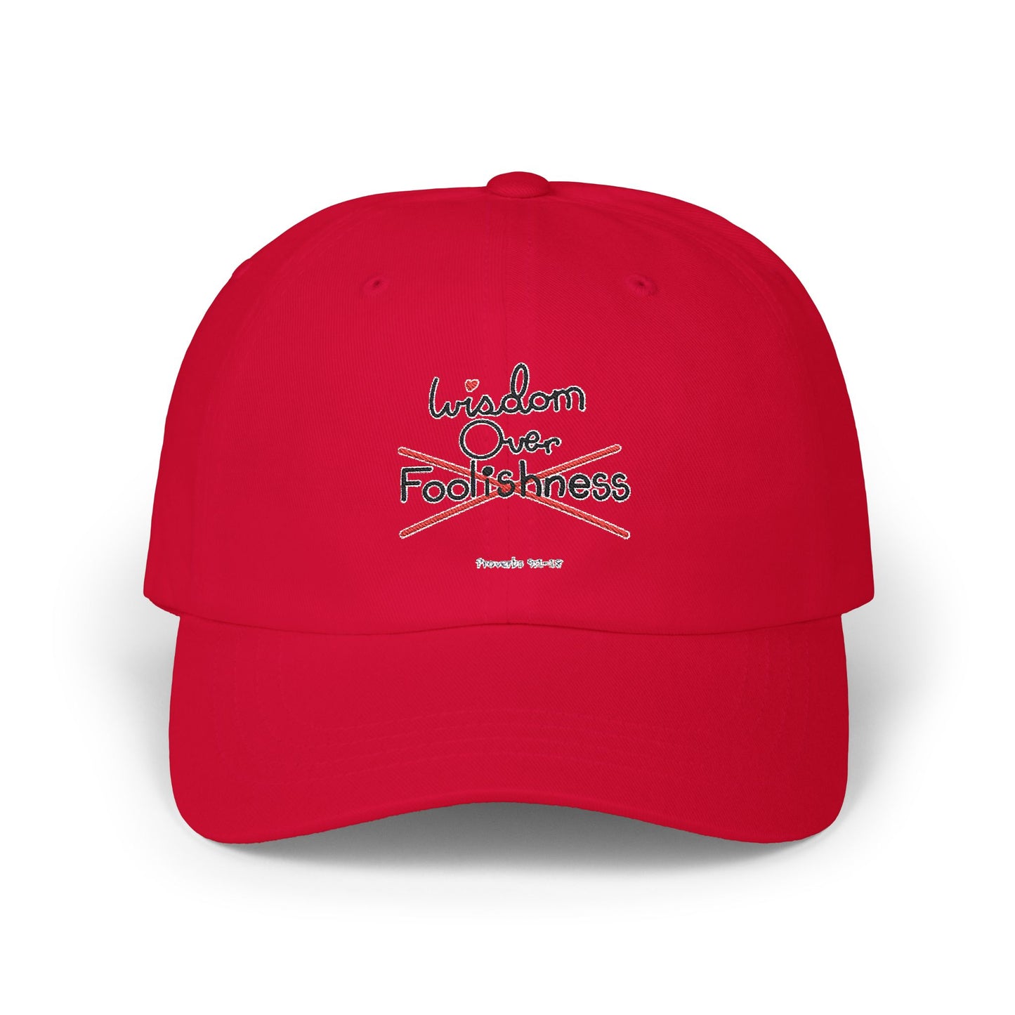Wisdom Over Foolishness Cap