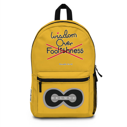 Wisdom Over Foolishness Backpack