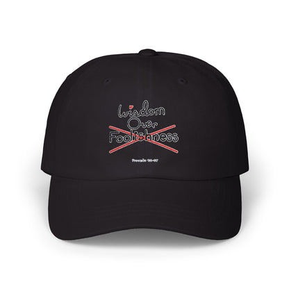 Wisdom Over Foolishness Cap