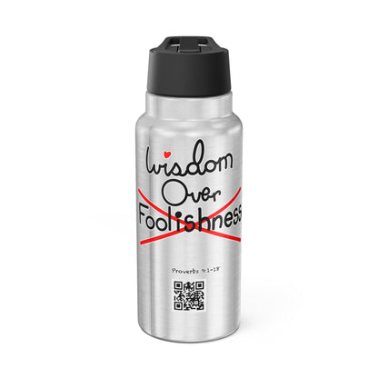 Wisdom Over Foolishness Tumbler