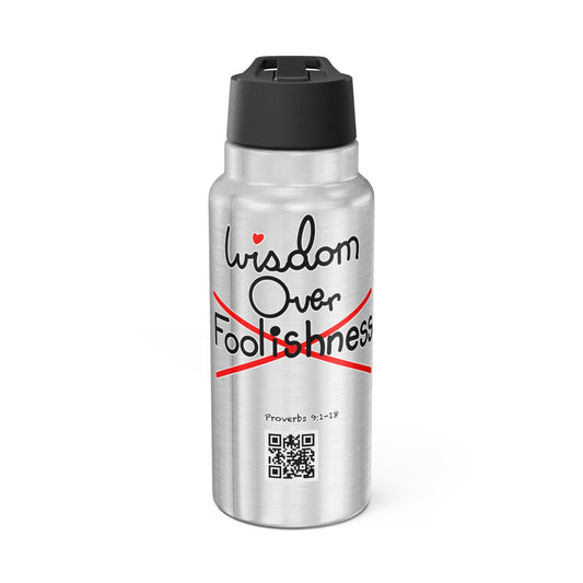 Wisdom Over Foolishness Tumbler