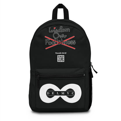 Wisdom Over Foolishness Backpack