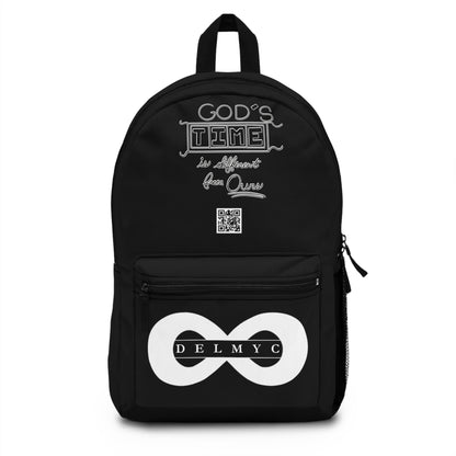 God's Time Is Different From Ours Backpack