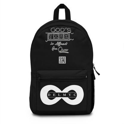 God's Time Is Different From Ours Backpack