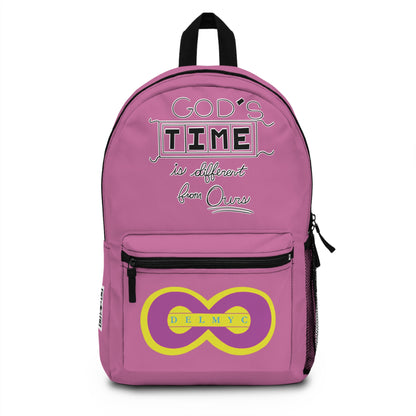 God's Time Is Different From Ours Backpack