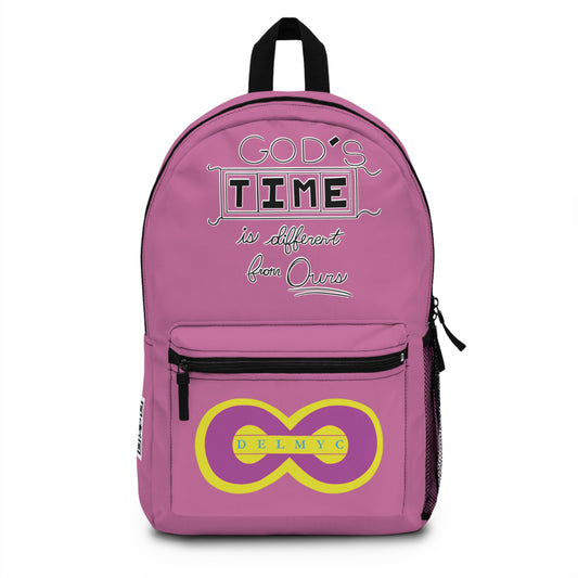 God's Time Is Different From Ours Backpack