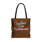 Wisdom Over Foolishness Tote Bag