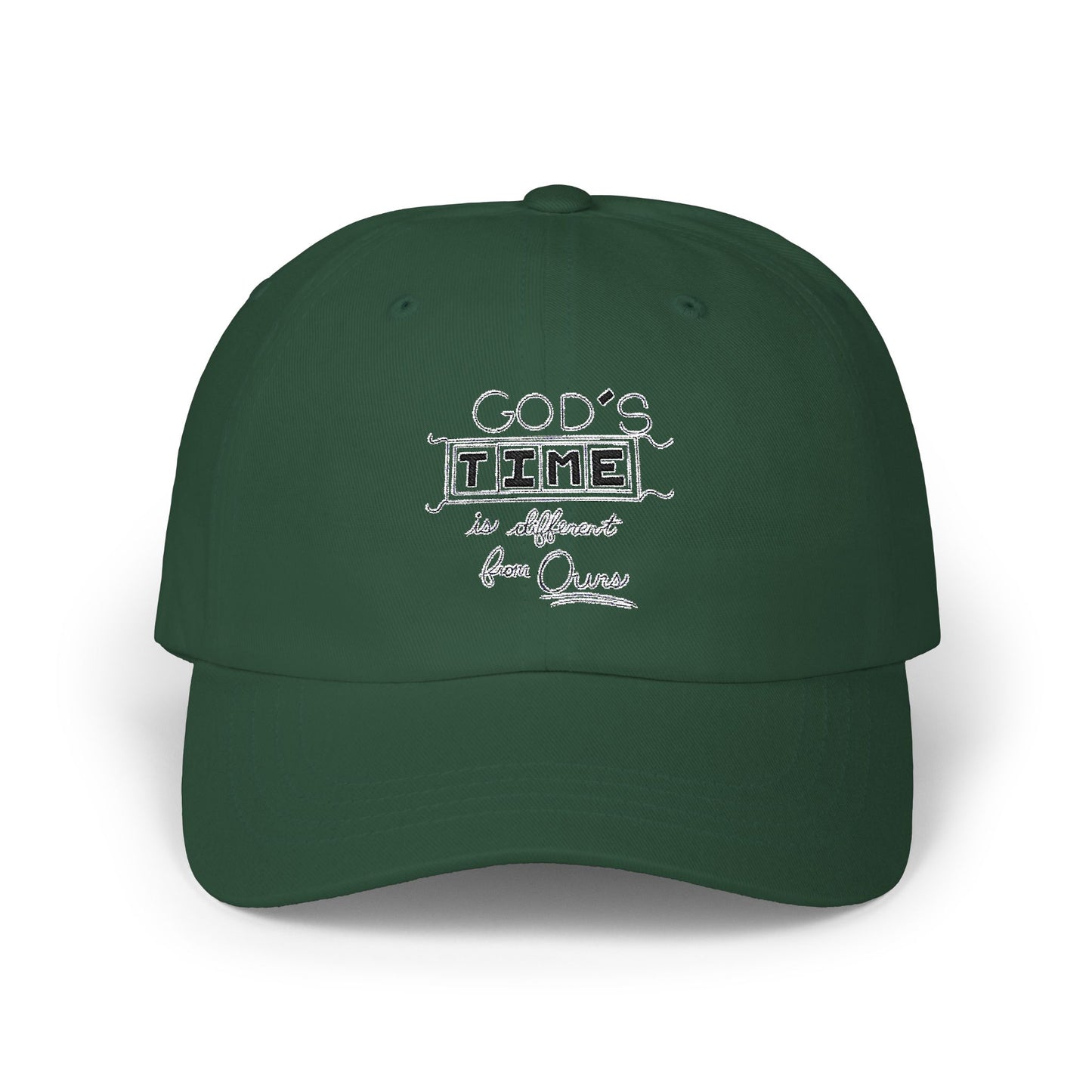 God's Time Is Different From Ours Cap