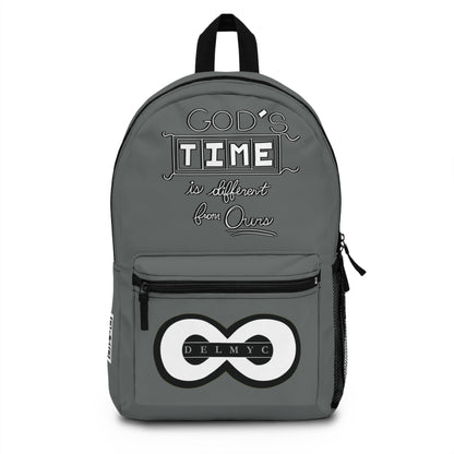 God's Time Is Different Than Ours Backpack