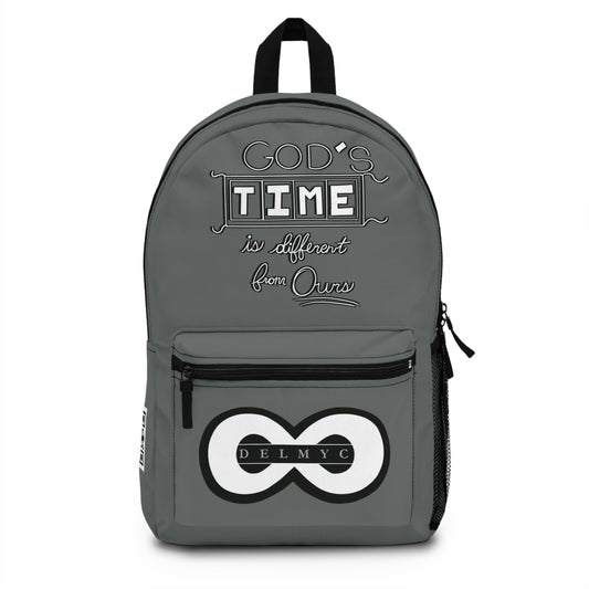God's Time Is Different Than Ours Backpack