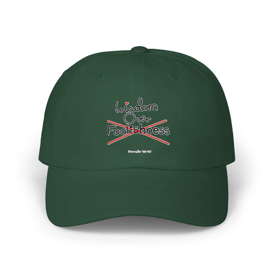 Wisdom Over Foolishness Cap