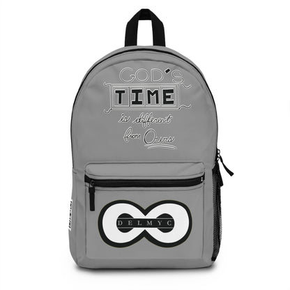 God's Time Is Different From Ours Backpack