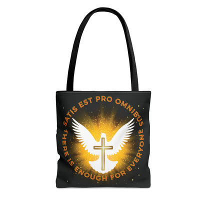 Satis EST Pro Omnibus Tote Bag